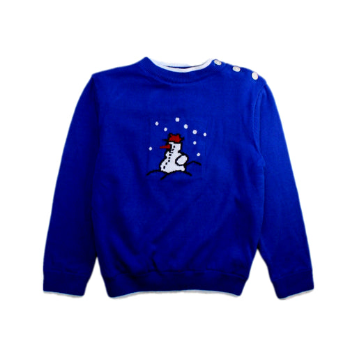 A Blue Crewneck Sweatshirts from Rachel Riley in size 5T for boy. (Front View)