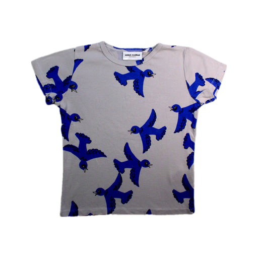 A Blue Short Sleeve T Shirts from Mini Rodini in size 5T for boy. (Front View)