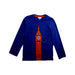 A Blue Long Sleeve T Shirts from Paul Smith in size 6T for boy. (Front View)