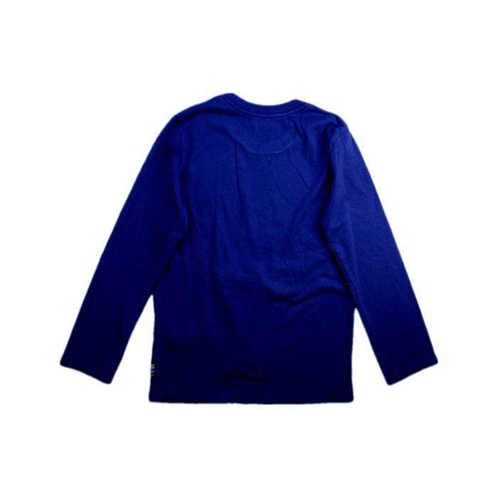 A Blue Long Sleeve T Shirts from Paul Smith in size 6T for boy. (Back View)