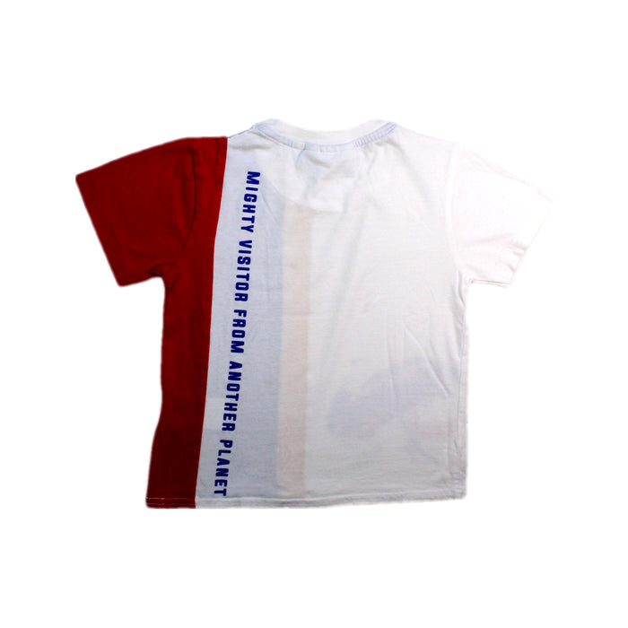 A Multicolour Short Sleeve T Shirts from Fabric Flavours in size 3T for boy. (Back View)