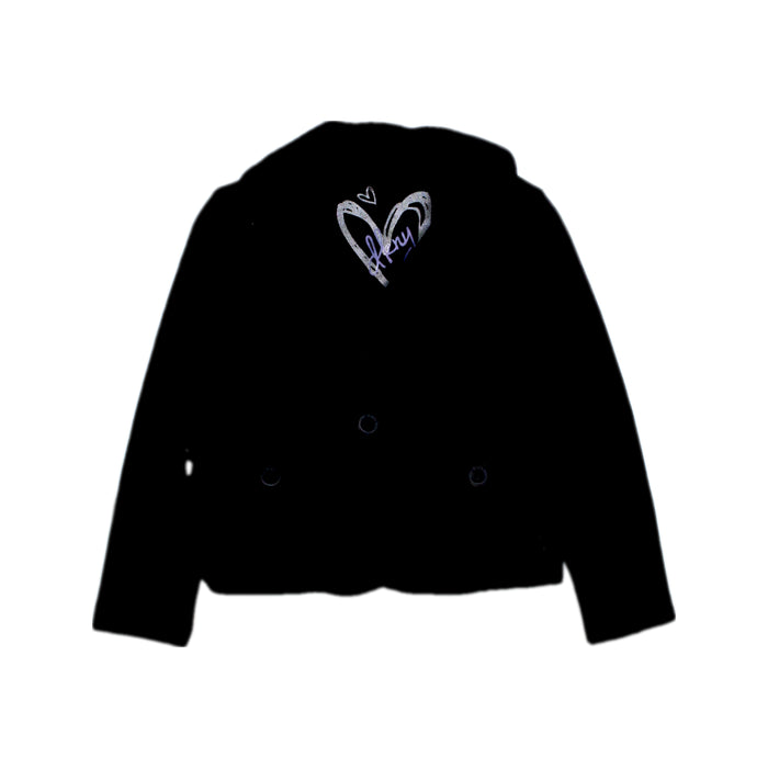 A Black Blazers from DKNY in size 4T for girl. (Front View)