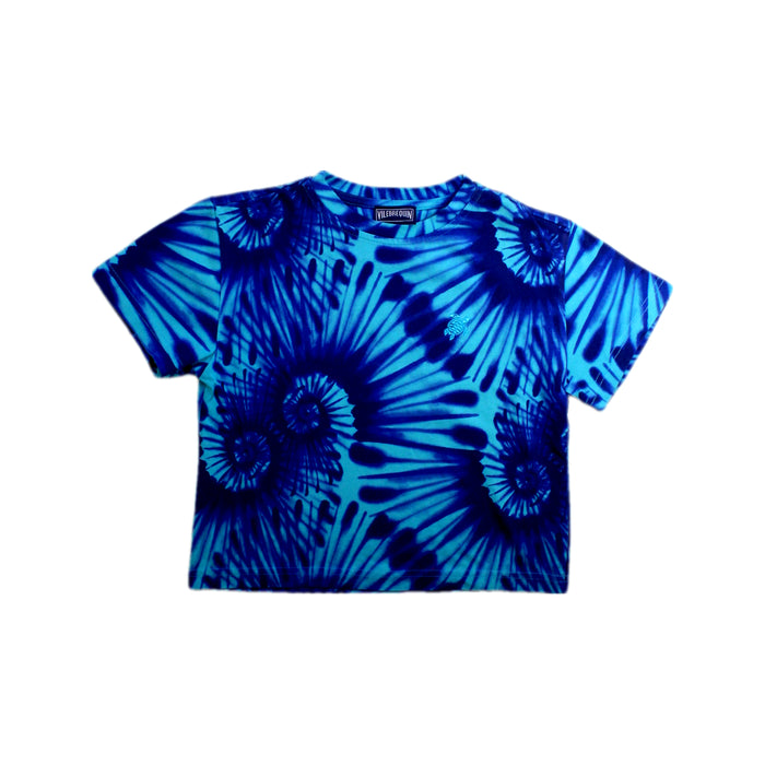 A Blue Short Sleeve T Shirts from Vilebrequin in size 4T for neutral. (Front View)