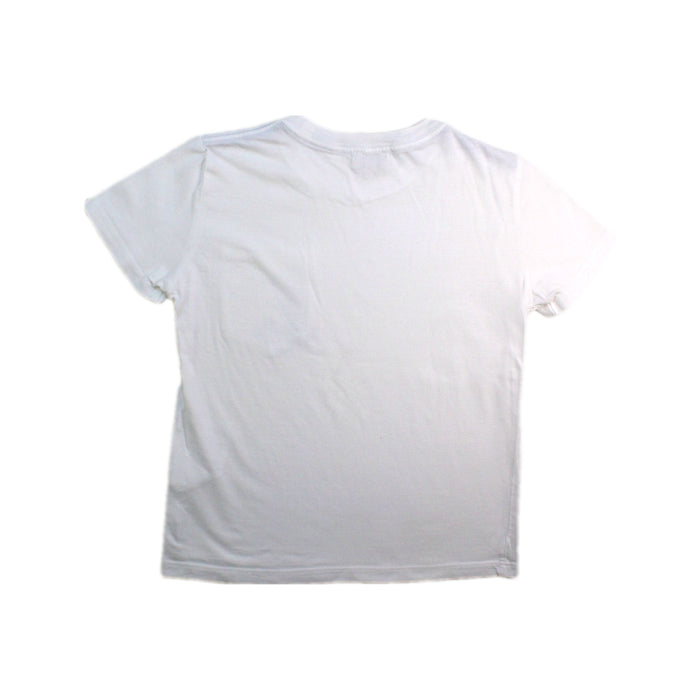 A White Short Sleeve T Shirts from Paul Smith in size 5T for boy. (Back View)