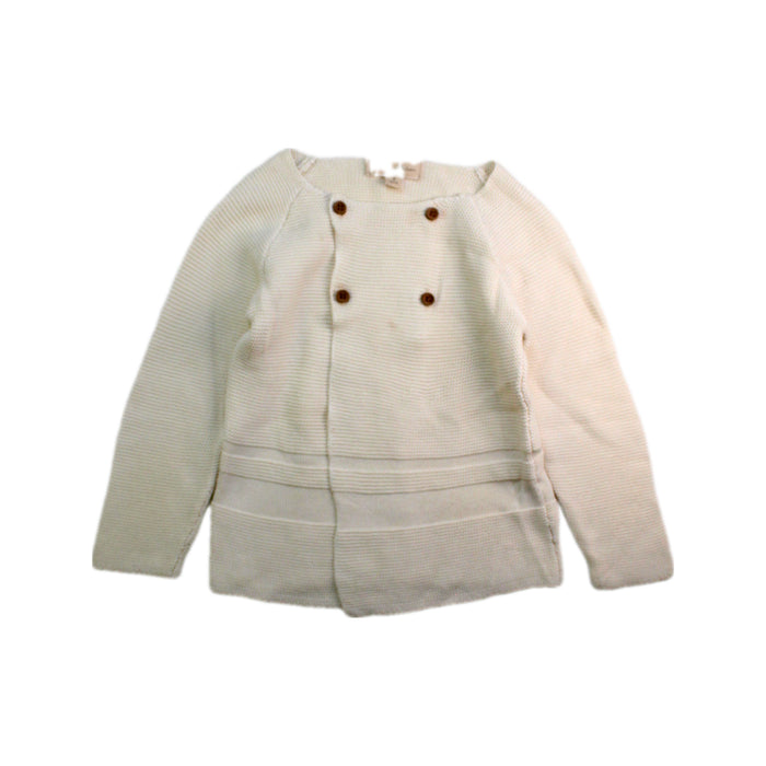 A Ivory Cardigans from La Petite Collection in size 2T for boy. (Front View)