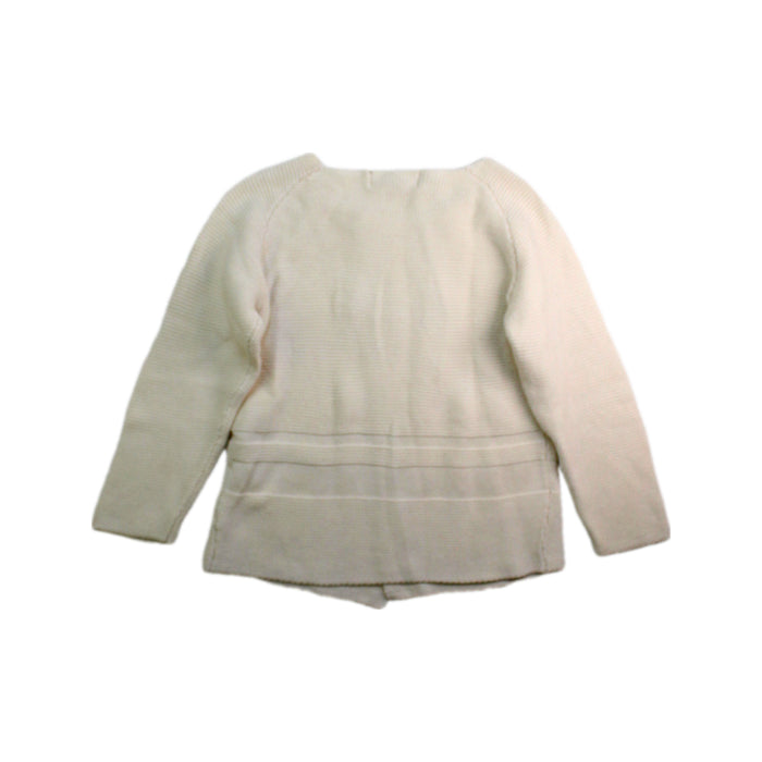 A Ivory Cardigans from La Petite Collection in size 2T for boy. (Back View)
