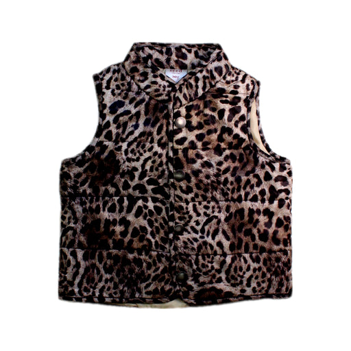 A Black Outerwear Vests from Seed in size 6-12M for girl. (Front View)
