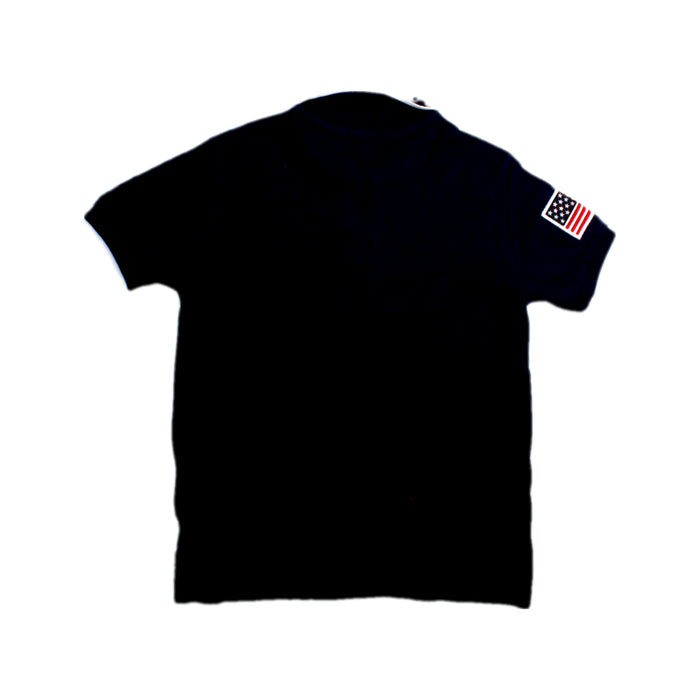A Black Short Sleeve Polos from Polo Ralph Lauren in size 4T for boy. (Back View)