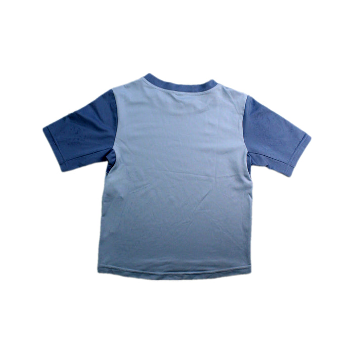 A Blue Rash Guards from Patagonia in size 4T for boy. (Back View)