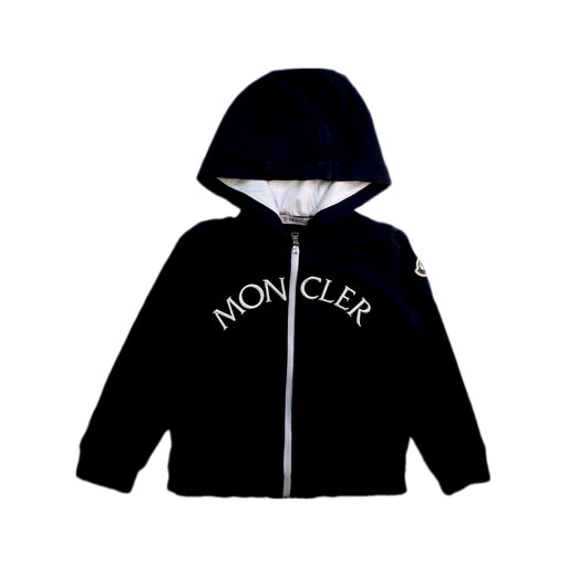 A Black Hooded Sweatshirts from Moncler in size 3T for boy. (Front View)