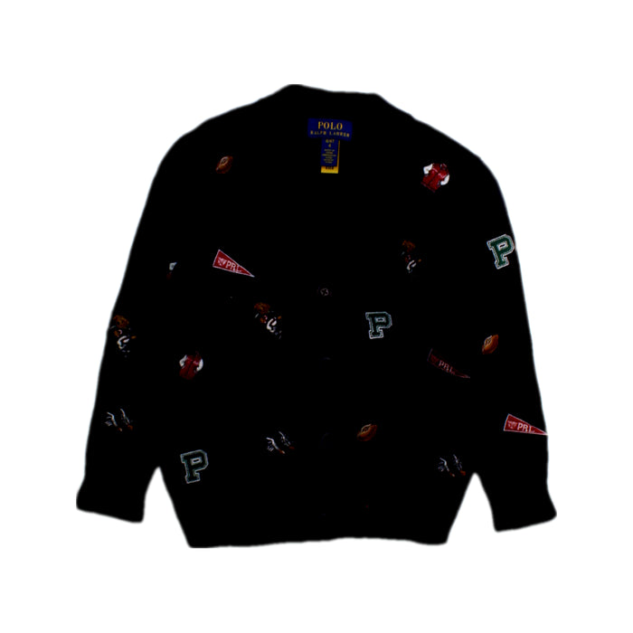 A Black Cardigans from Polo Ralph Lauren in size 4T for boy. (Front View)