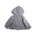 A Grey Hooded Sweatshirts from Nanos in size 3T for girl. (Back View)
