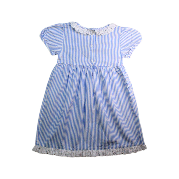 A Blue Short Sleeve Dresses from Rachel Riley in size 3T for girl. (Back View)