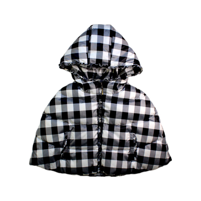 A Black Puffer/Quilted Coats & Outerwear from Nicholas & Bears in size 6T for girl. (Front View)