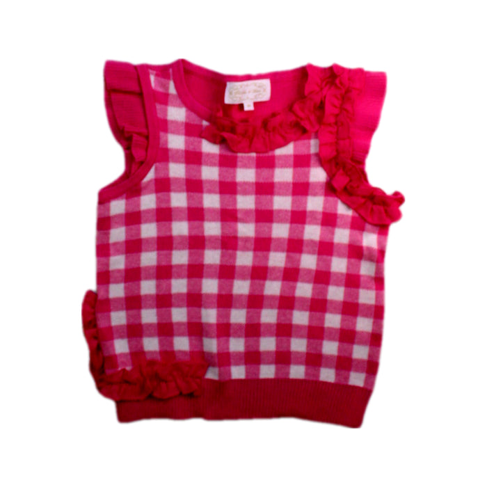 A Pink Sleeveless Tops from Nicholas & Bears in size 4T for girl. (Front View)