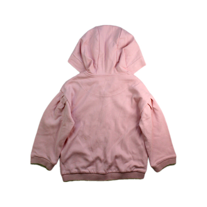 A Pink Hooded Sweatshirts from Mayoral in size 2T for girl. (Back View)