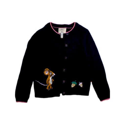 A Black Cardigans from Joules in size 3T for girl. (Front View)