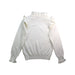 A White Knit Sweaters from Angel's Face in size 6T for girl. (Back View)