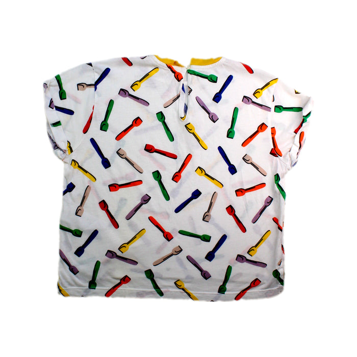 A Multicolour Short Sleeve Tops from Stella McCartney in size 6T for girl. (Back View)