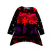A Black Long Sleeve Dresses from Desigual in size 3T for girl. (Front View)