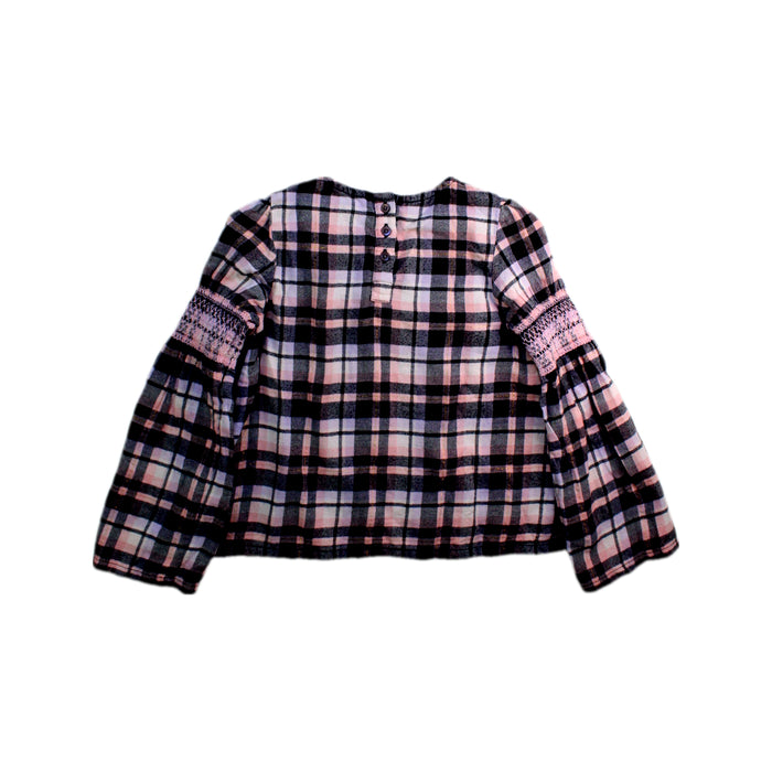 A Pink Long Sleeve Tops from Velveteen in size 8Y for girl. (Back View)