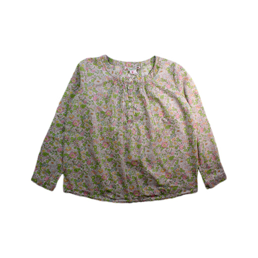 A Pink Long Sleeve Shirts from Bonpoint in size 8Y for girl. (Front View)