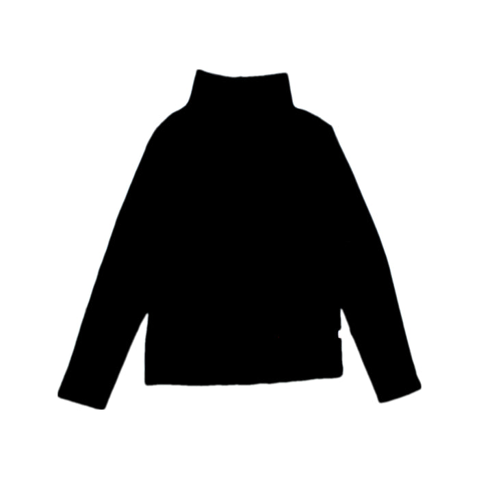 A Black Long Sleeve Tops from Bonpoint in size 6T for girl. (Front View)