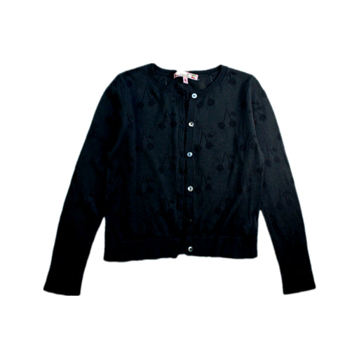 A Black Cardigans from Bonpoint in size 6T for girl. (Front View)