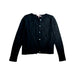 A Black Cardigans from Bonpoint in size 6T for girl. (Front View)