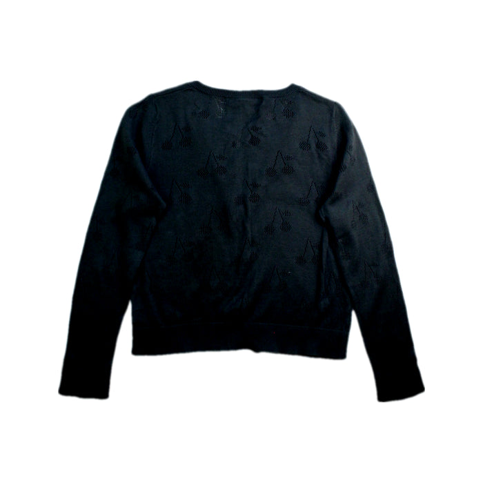 A Black Cardigans from Bonpoint in size 6T for girl. (Back View)