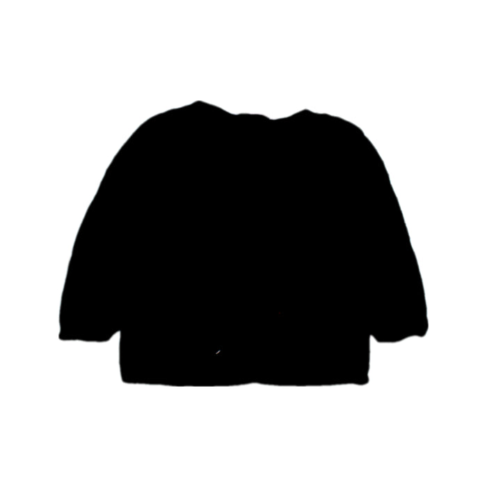 A Black Cardigans from Bonpoint in size 8Y for girl. (Back View)