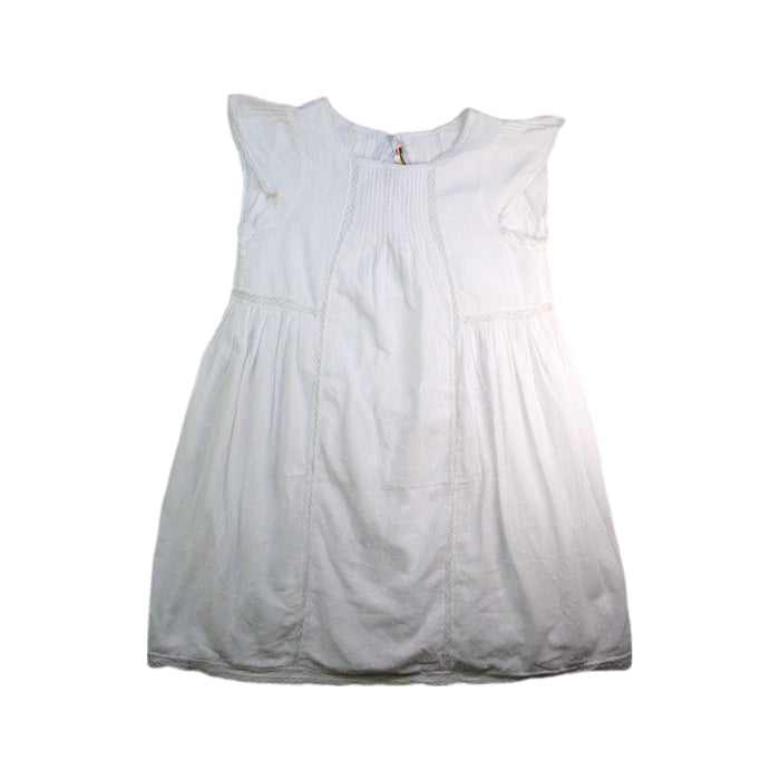 A White Sleeveless Dresses from Bonpoint in size 10Y for girl. (Front View)