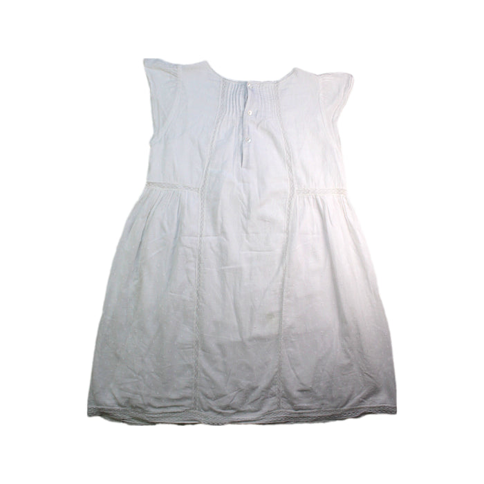 A White Sleeveless Dresses from Bonpoint in size 10Y for girl. (Back View)