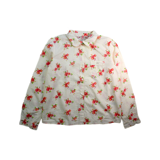 A White Long Sleeve Shirts from Bonpoint in size 10Y for girl. (Front View)
