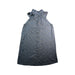 A Blue Sleeveless Dresses from Excuse My French in size 8Y for girl. (Back View)
