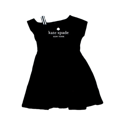 A Black Short Sleeve Dresses from Kate Spade in size 8Y for girl. (Front View)
