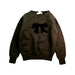 A Black Knit Sweaters from Bonpoint in size 8Y for girl. (Front View)