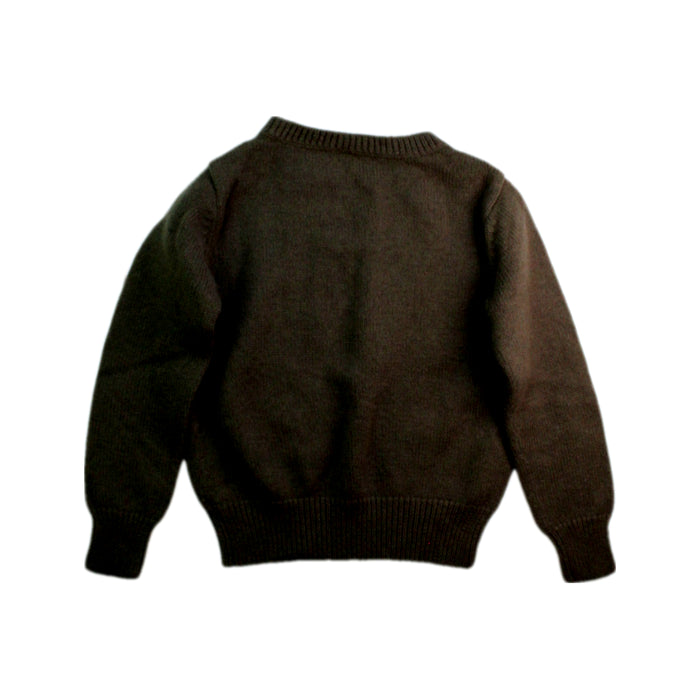 A Black Knit Sweaters from Bonpoint in size 8Y for girl. (Back View)