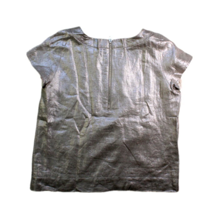A Silver Short Sleeve Tops from Bonpoint in size 8Y for girl. (Back View)