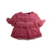 A Pink Long Sleeve Tops from Velveteen in size 8Y for girl. (Front View)
