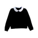 A Black Crewneck Sweatshirts from Nicholas & Bears in size 6T for girl. (Front View)