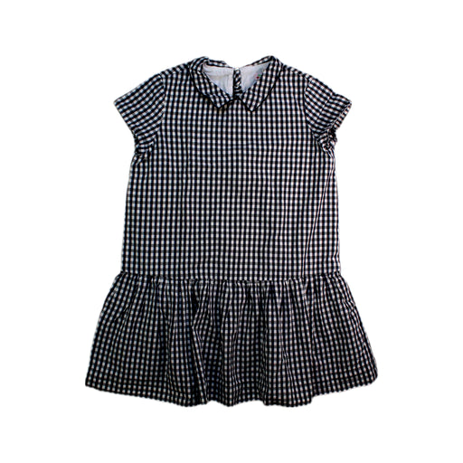 A Black Short Sleeve Dresses from Bonpoint in size 6T for girl. (Front View)