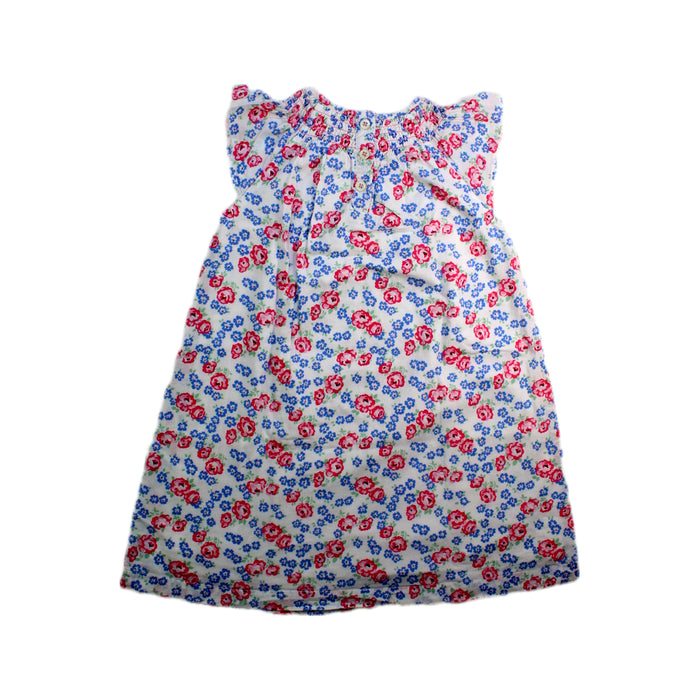 A Blue Sleeveless Dresses from Cath Kids London in size 2T for girl. (Back View)