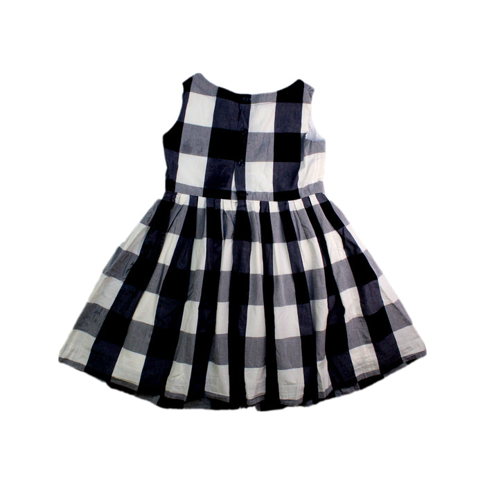 A Black Sleeveless Dresses from Bonpoint in size 6T for girl. (Back View)