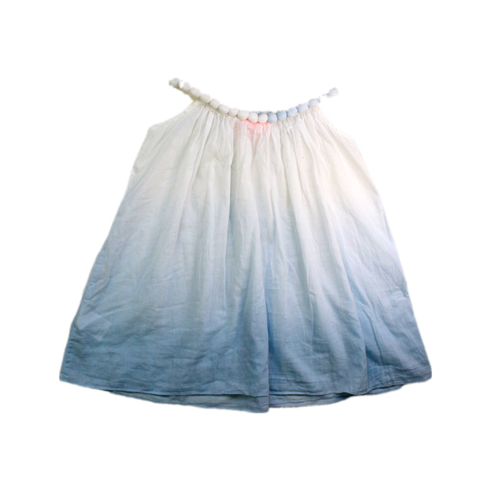 A White Sleeveless Dresses from Sunuva in size 2T for girl. (Back View)