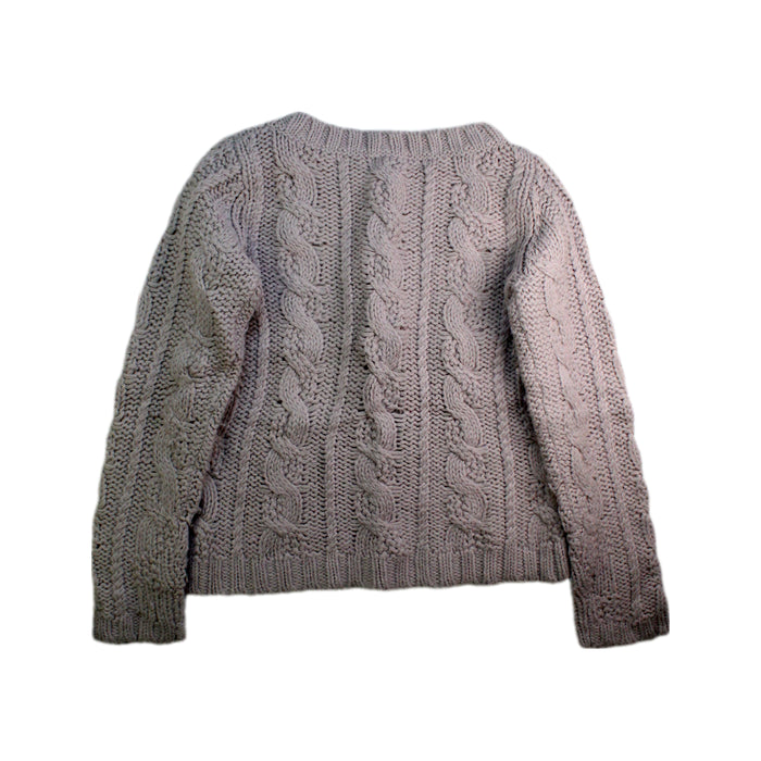 A Grey Knit Sweaters from Bonpoint in size 10Y for neutral. (Back View)