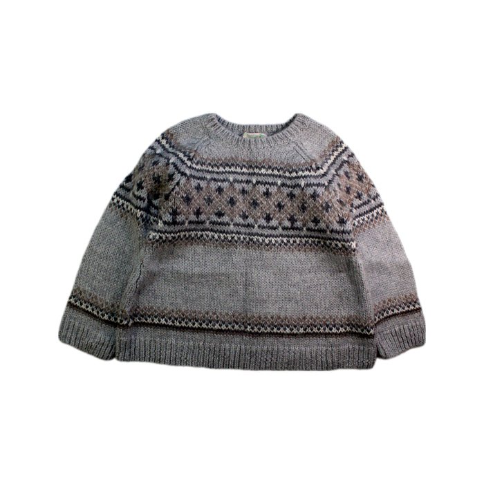 A Grey Knit Sweaters from Bonpoint in size 6T for neutral. (Front View)