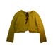 A Green Cardigans from Bonpoint in size 6T for girl. (Front View)