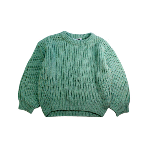 A Green Knit Sweaters from Global  Work in size 8Y for girl. (Front View)