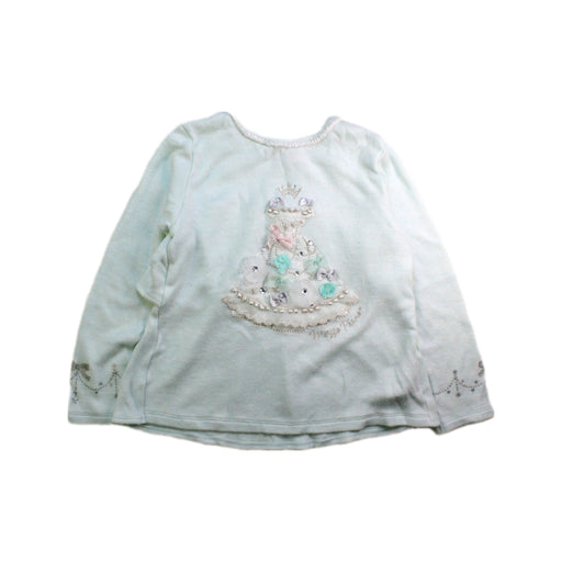 A White Long Sleeve Tops from Mezzo Piano in size 9Y for girl. (Front View)